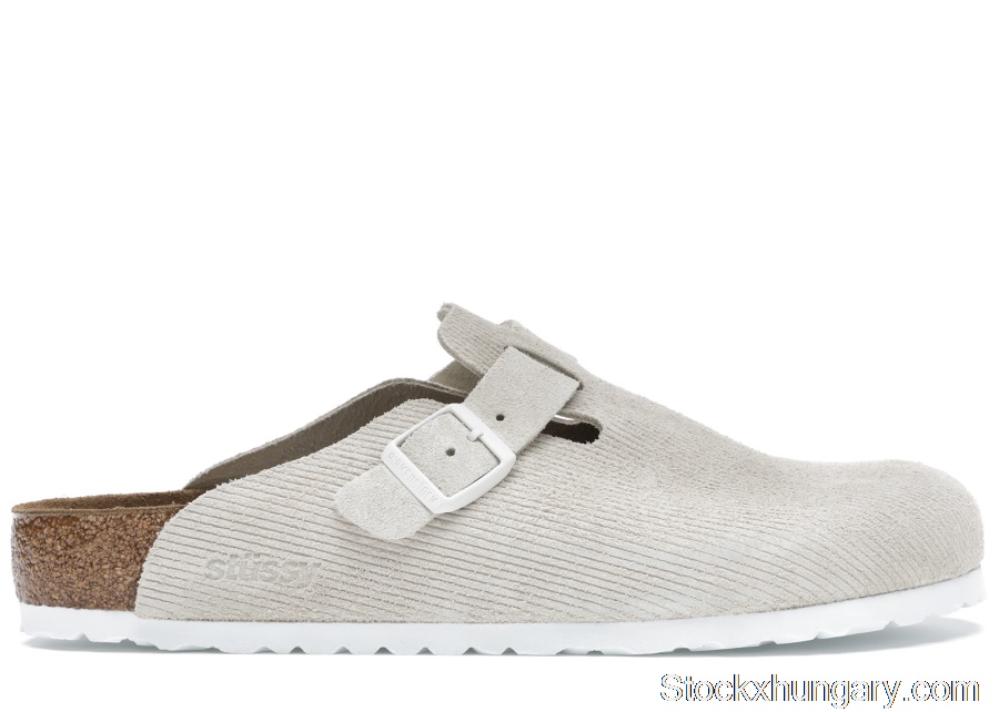 Outlet Birkenstock Boston Clogs Stussy Bone 1019742