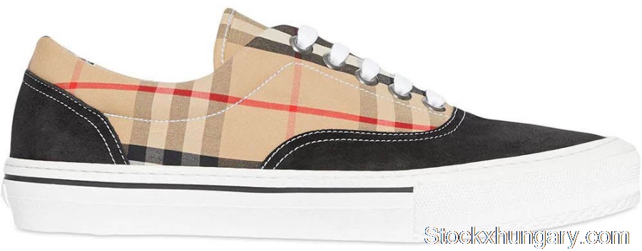 Outlet Burberry Cotton Suede Vintage Check 80163011
