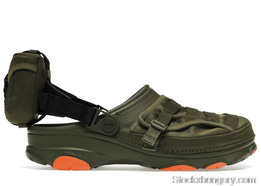 Outlet Crocs Bespoke Classic All-Terrain Beams Military Olive