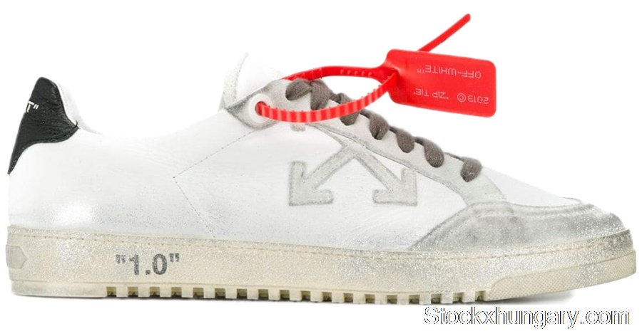 Outlet OFF-WHITE 2.0 Low White Grey FW19 OMIA042E19D680480110
