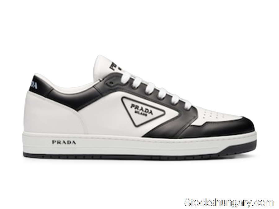 Outlet Prada District Leather White Black White 2EE363_3LJ6_F0964