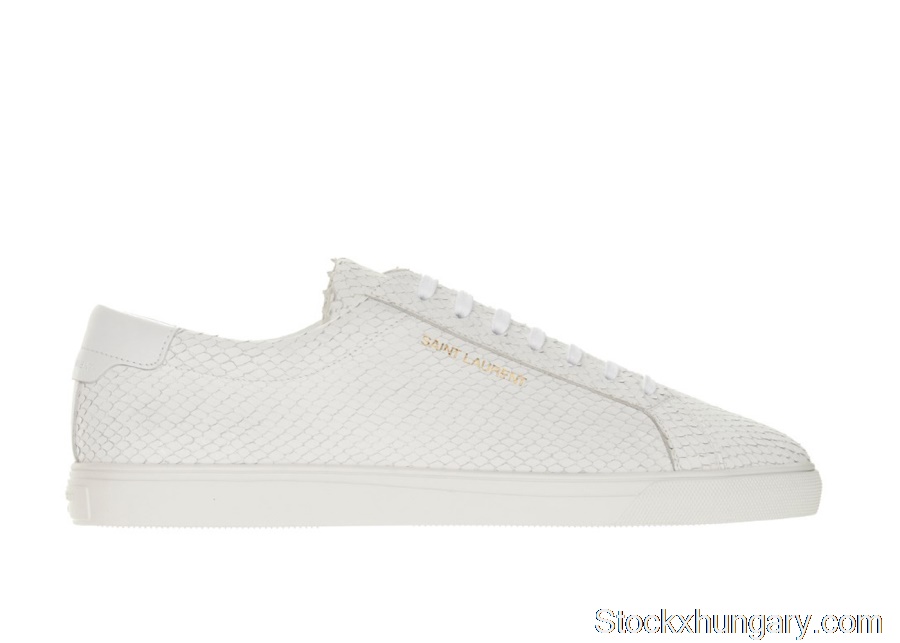 Outlet Saint Laurent Andy Python White 65007816E109030