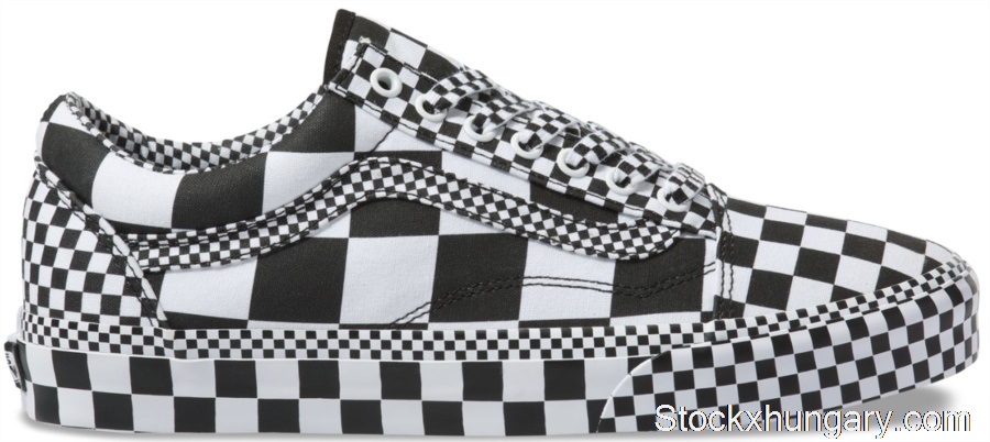 Outlet Vans Old Skool All-Over Checkerboard