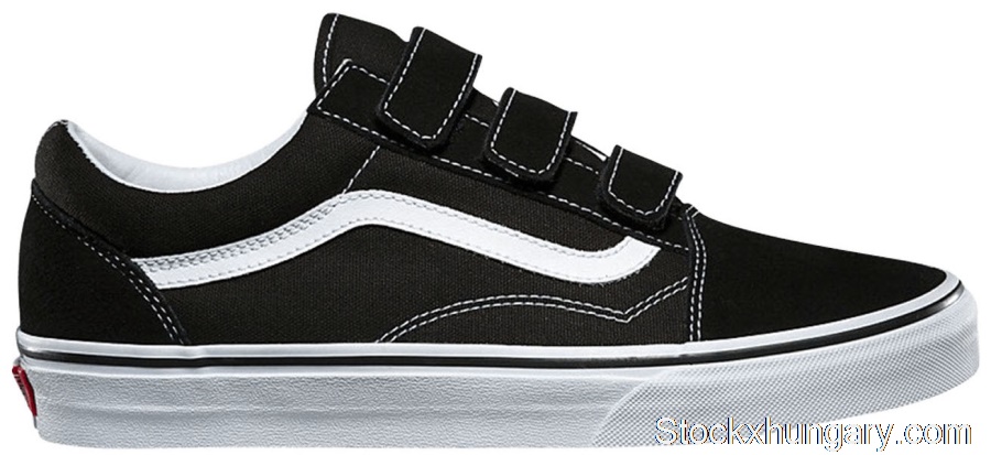 Outlet Vans Old Skool Velcro Black White VN0A3D29OIU