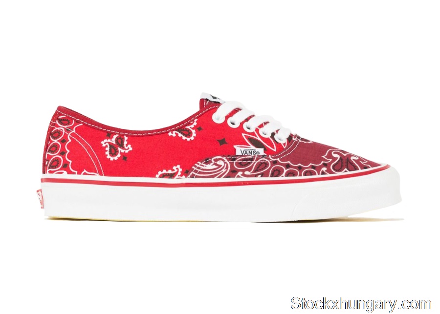Outlet Vans Vault OG Authentic LX Bedwin & the Heartbreakers Red Bandana VN0A4BV99RA1