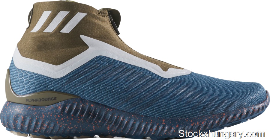 Outlet adidas Alphabounce Mid Night Blue Olive Khaki BW1387