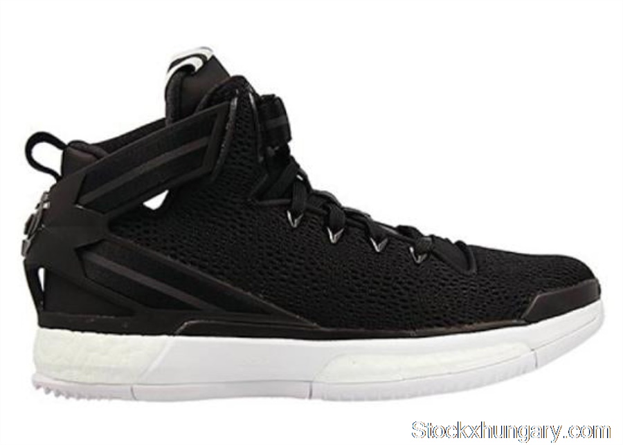 Outlet adidas D Rose 6 Boost Black White F37128
