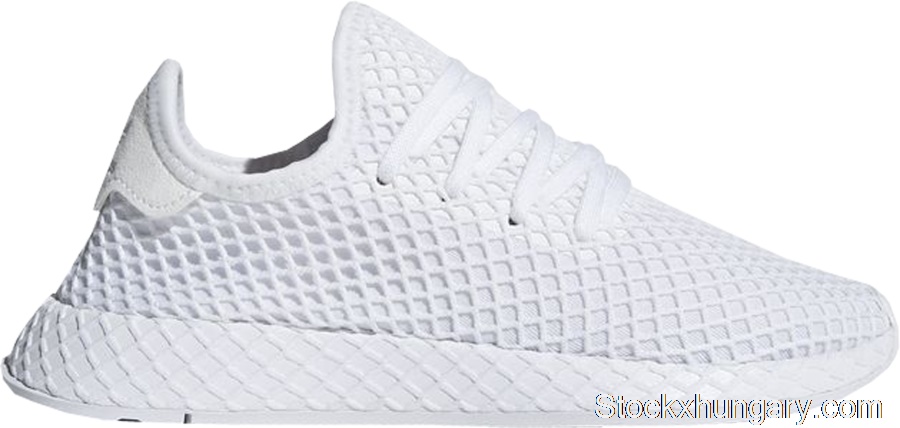Outlet adidas Deerupt Triple White (Youth) CQ2935
