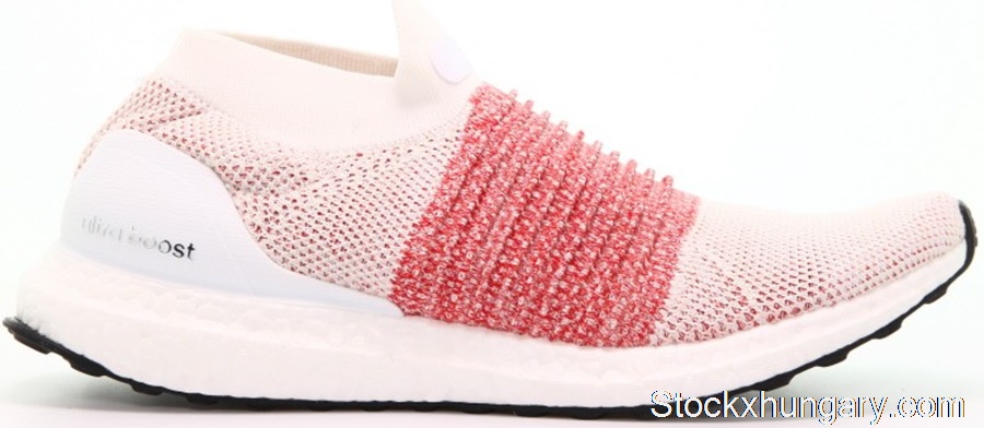 Outlet adidas Ultra Boost Laceless White Scarlet BB6136