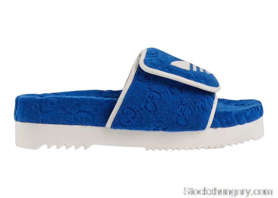 Outlet adidas x Gucci GG Platform Sandal Blue 702412UU0104160
